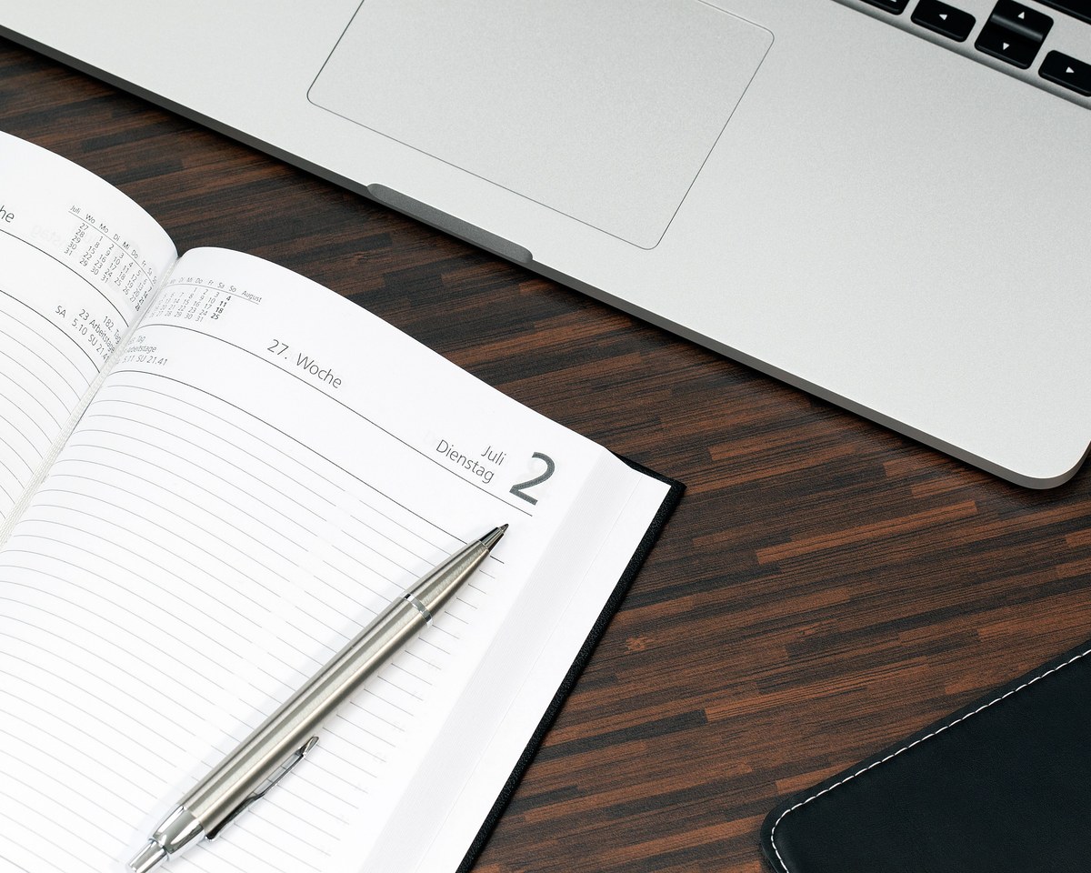 A booking calendar with open time slots a client can pick from